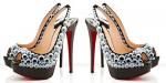 Peep toes con ojos de Christian Louboutin